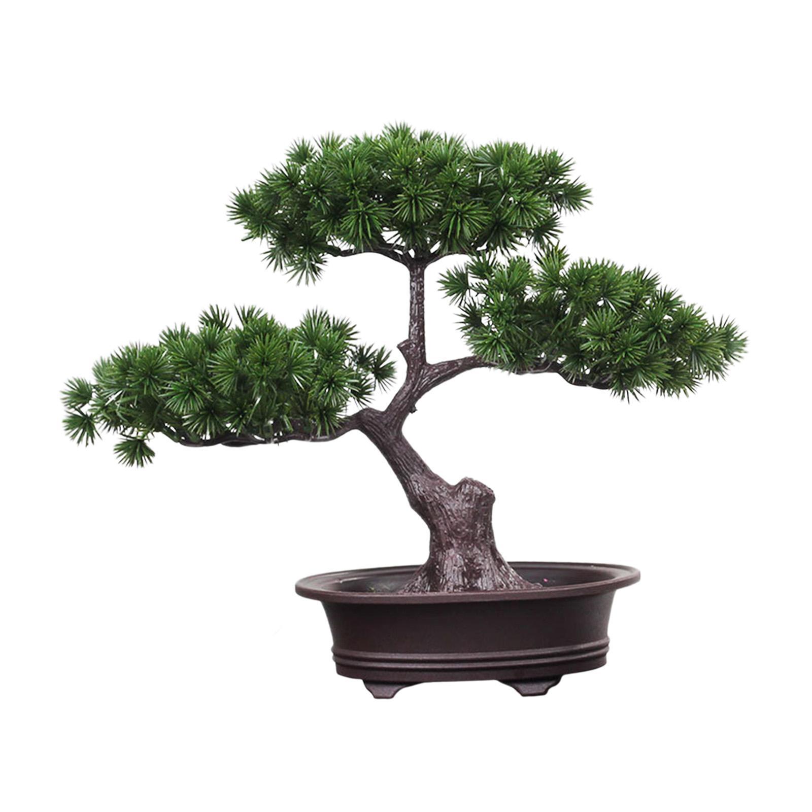 Artificial Welcoming Tree Pot Plant Bonsai Versatile for Hall Vestibule