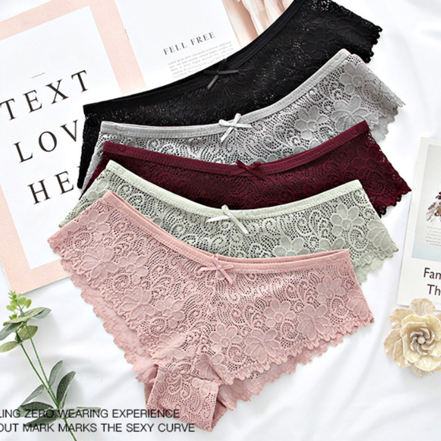 Combo 5 quần lót ren nữ thoáng mát đẹp