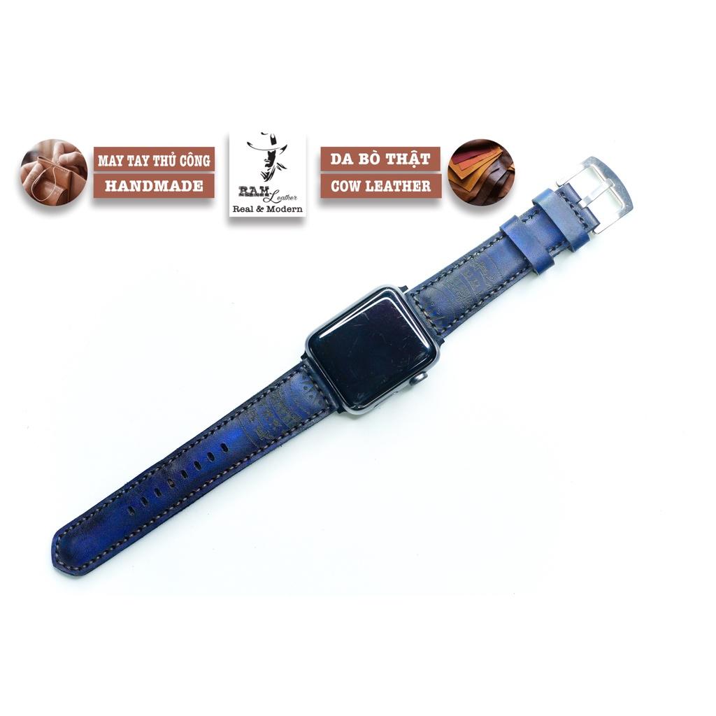 Tổng hợp dây đồng hồ trống đồng da bò thảo mộc cao cấp sang trọng bền chắc - chính hãng RAM Leather