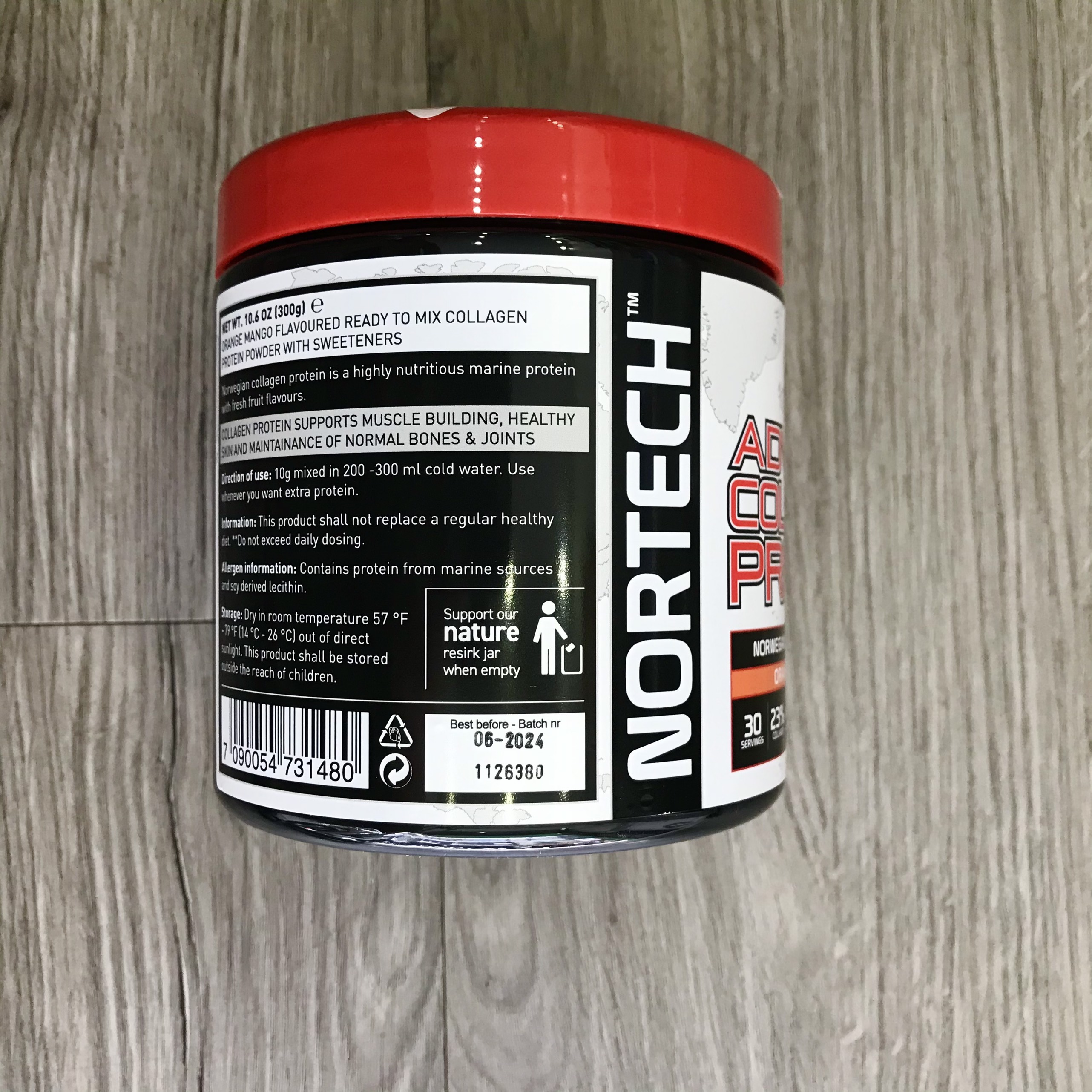 [Chính hãng] NorTech Advanced Collagen Protein (300G), Bổ Sung Protein Cá Hồi, Collagen, Đẹp Da & Ngăn Ngừa Lão Hóa