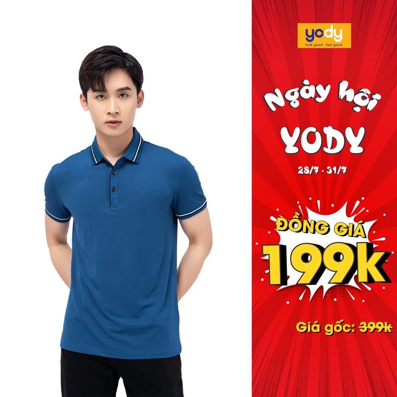 Áo Phông Polo Nam YODY Phối Bo Trẻ Trung Chất Liệu Coolmax Thoáng Mát - APM3681