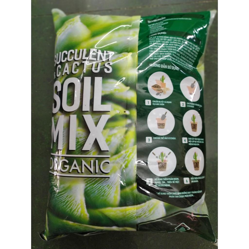 Soil Mix - Giá thể - đất trồng sen đá xương rồng cao cấp, siêu rẻ