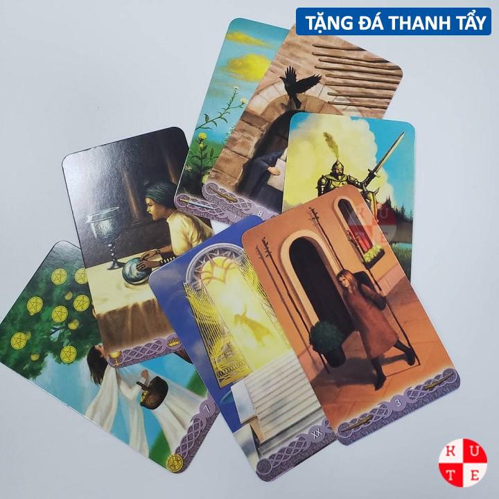 Bộ Bài Oracle Queen Of The Moon 44 Lá Bài Tặng Link Tiếng Anh Và Đá Thanh Tẩy