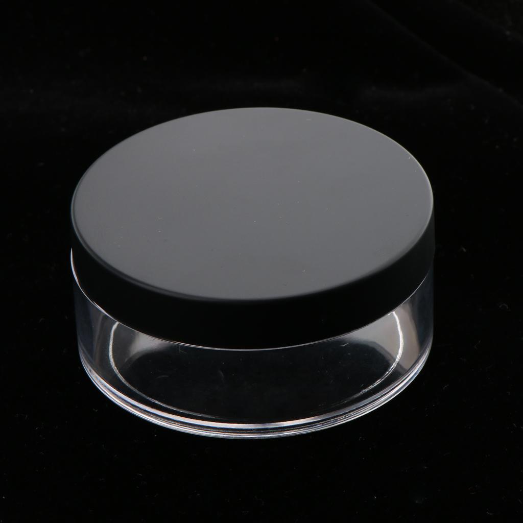 5PCS Empty Loose Powder Blusher Case Storage Sifter Container 50g Portable
