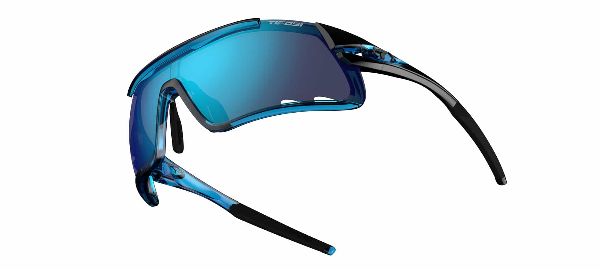 Kính thể thao chạy bộ TIFOSI DAVOS AF CRYSTL BLUE Tròng Clarion Blue, AC Red & Clear