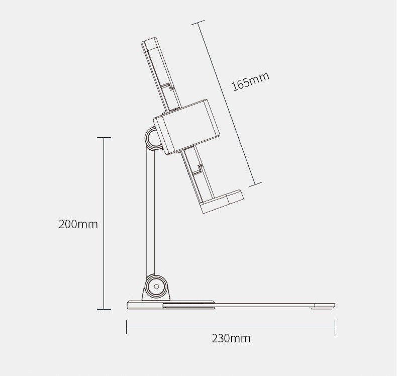 R5 Giá Kê Đọc Sách, Đọc Kinh, Đọc Truyện Để Bàn (Kẹp Bàn) Điều Chỉnh Độ Rộng, Độ Cao