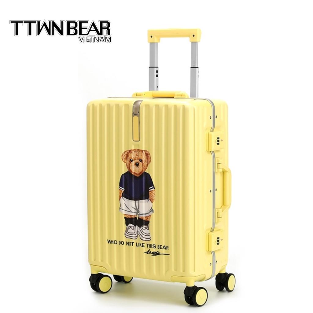 Vali cao cấp TTWN BEAR TN7001 đi du lịch size 24 in và 20 in