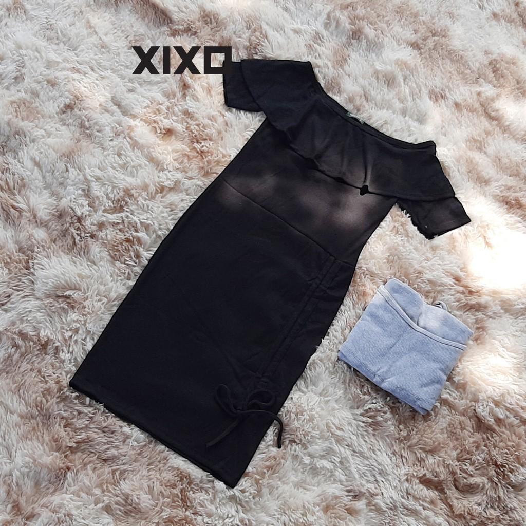 VÁY BODY TRỄ VAI RÚT DÂY THỜI TRANG XIXO - DAM0028