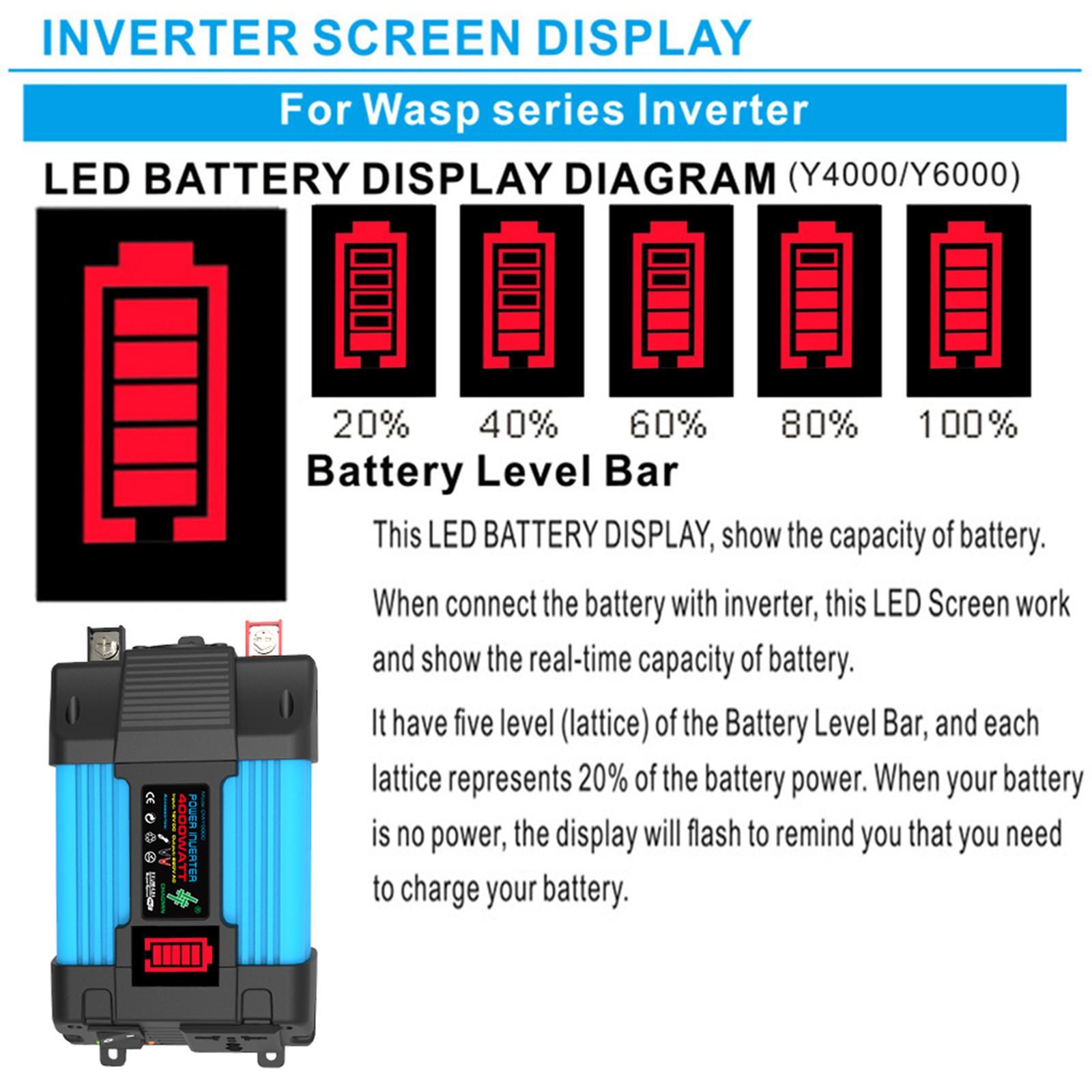 Car Power Inverter Car Plug Inverter Adapter with Cigarette Lighter Fit for Car Truck
