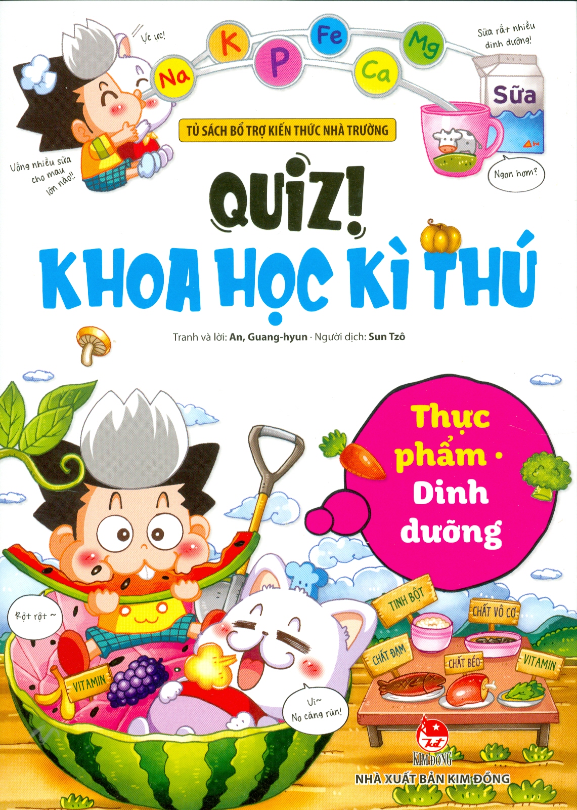 Sách - Quiz! Khoa học kì thú: Thực phẩm Dinh dưỡng