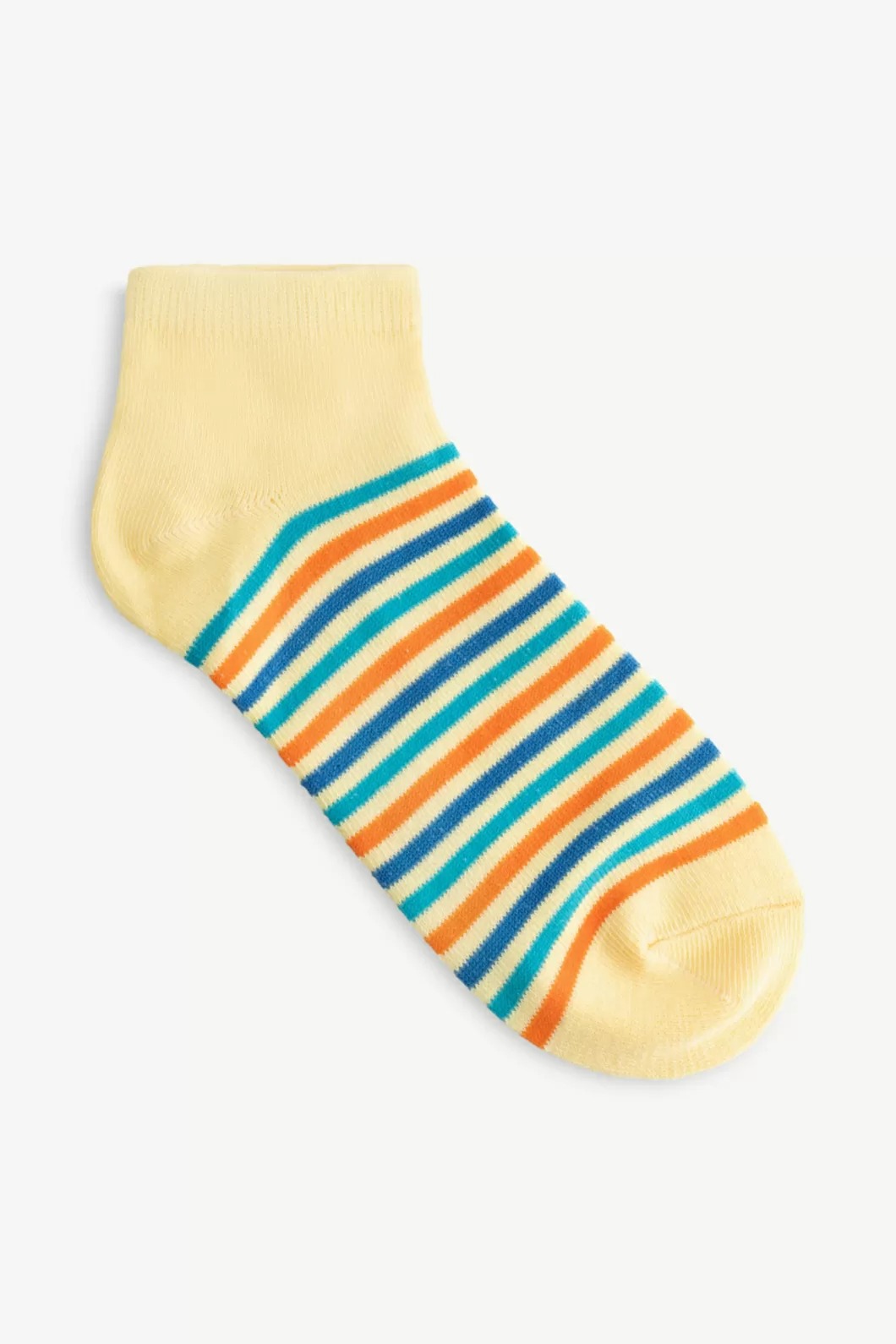 Tất / Vớ Cổ Ngắn ROUTINE chất liệu Cotton Phối Màu Kẻ Sọc Freesize - 10F23SOC016 | LASTORE MENSWEAR