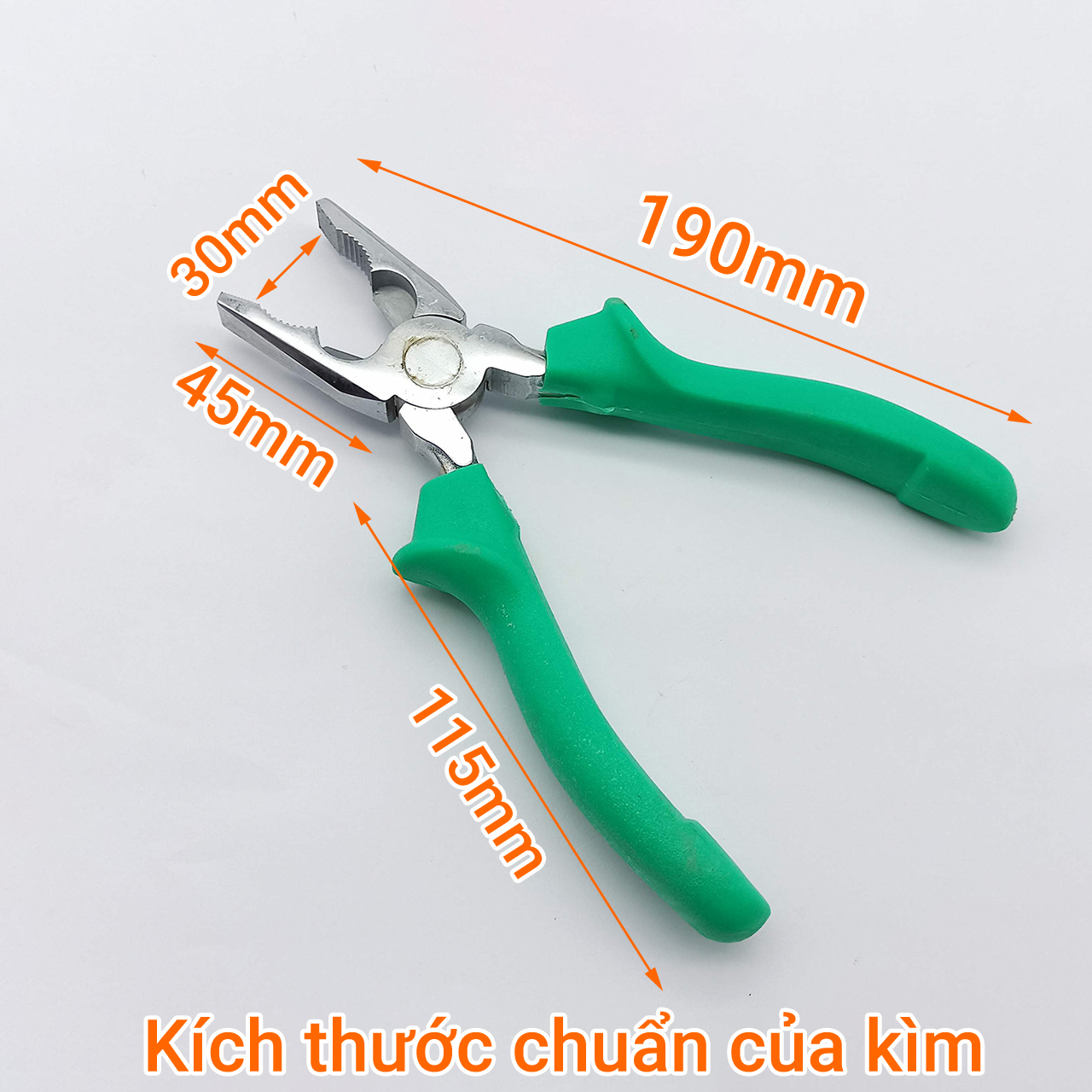 Kìm mũi bằng đa năng ( cắt, tháo ốc, kẹp giữ..) 200mm