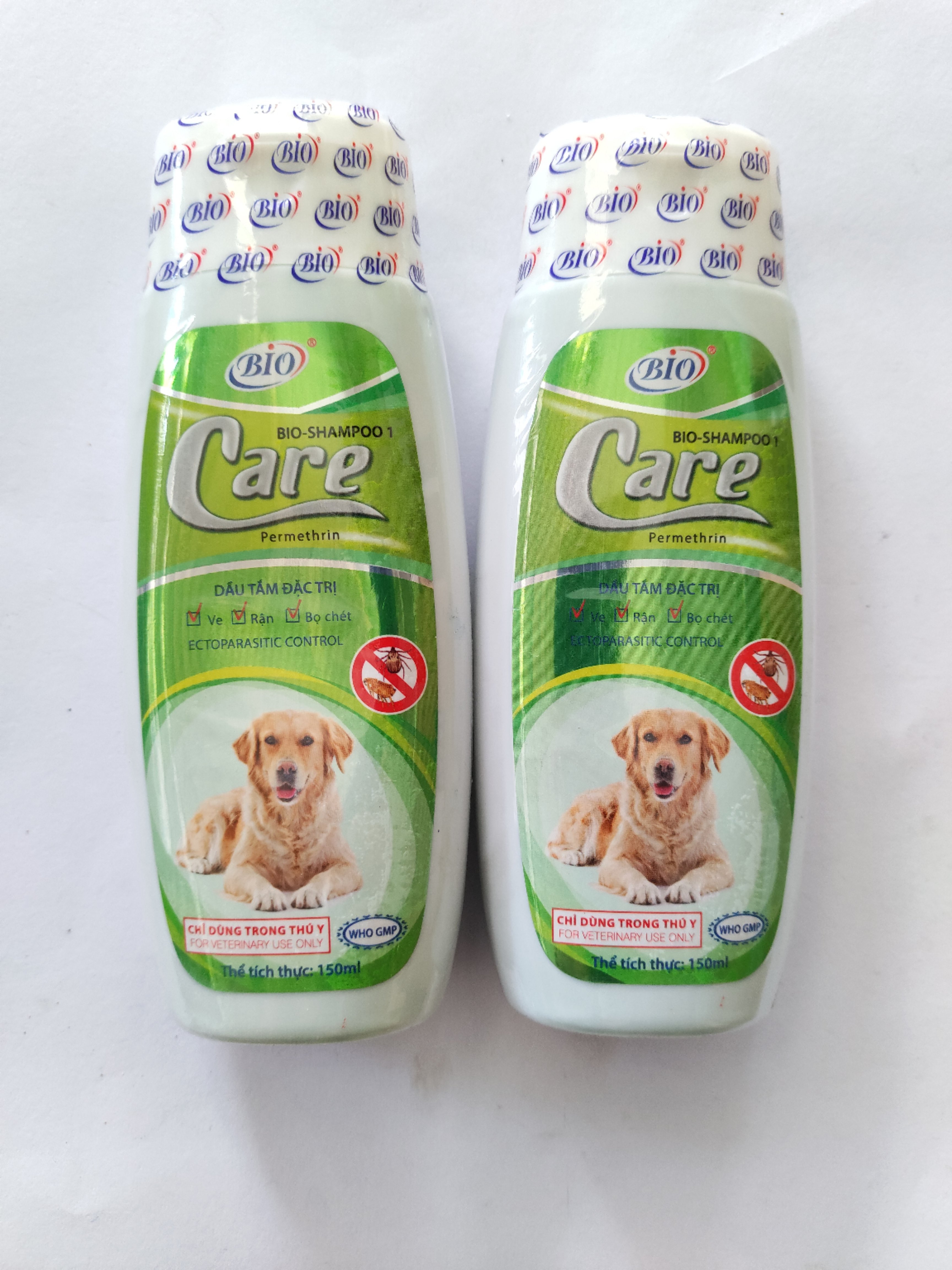 BIO CARE 150ml Dầu tắm đặc trị ve, rận, bọ chét dành cho cún