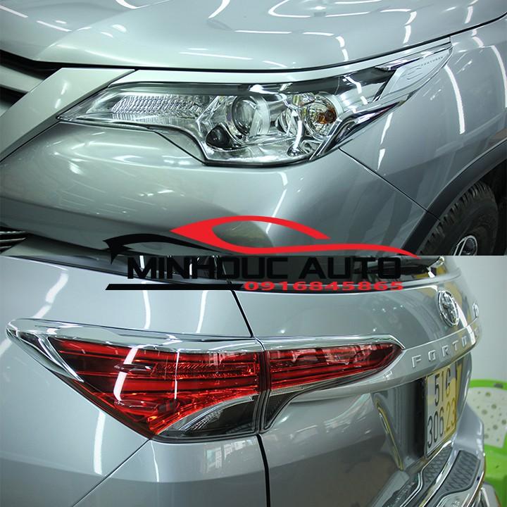 Ốp viền đèn pha đèn hậu Dành cho Fortuner