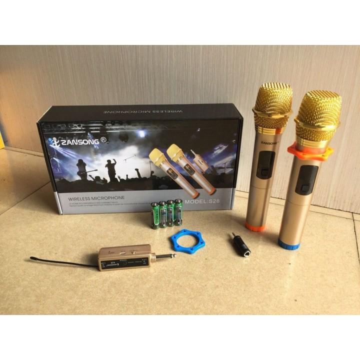 Micro Không Dây Đa Năng S28 - Bộ 2 mic