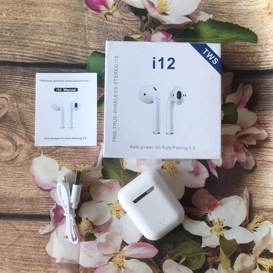 Tai nghe Bluetooth 5.0 i12 chính hãng TWS