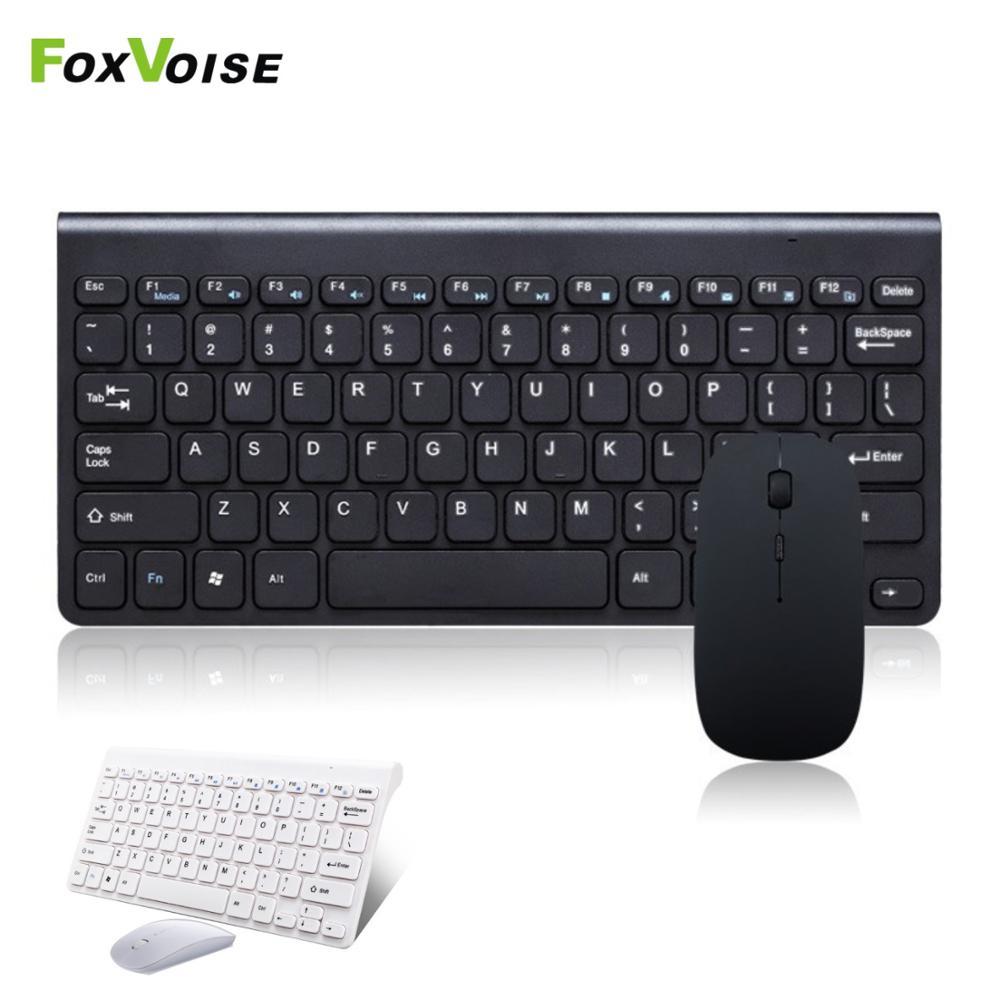 Bàn Phím Không Dây 2.4G Và Chuột Protable Mini Bàn Phím Chuột Combo Dành Cho Máy Tính Bảng Và Laptop Mac Máy Tính Để Bàn Máy Tính Thông Minh tivi PS4