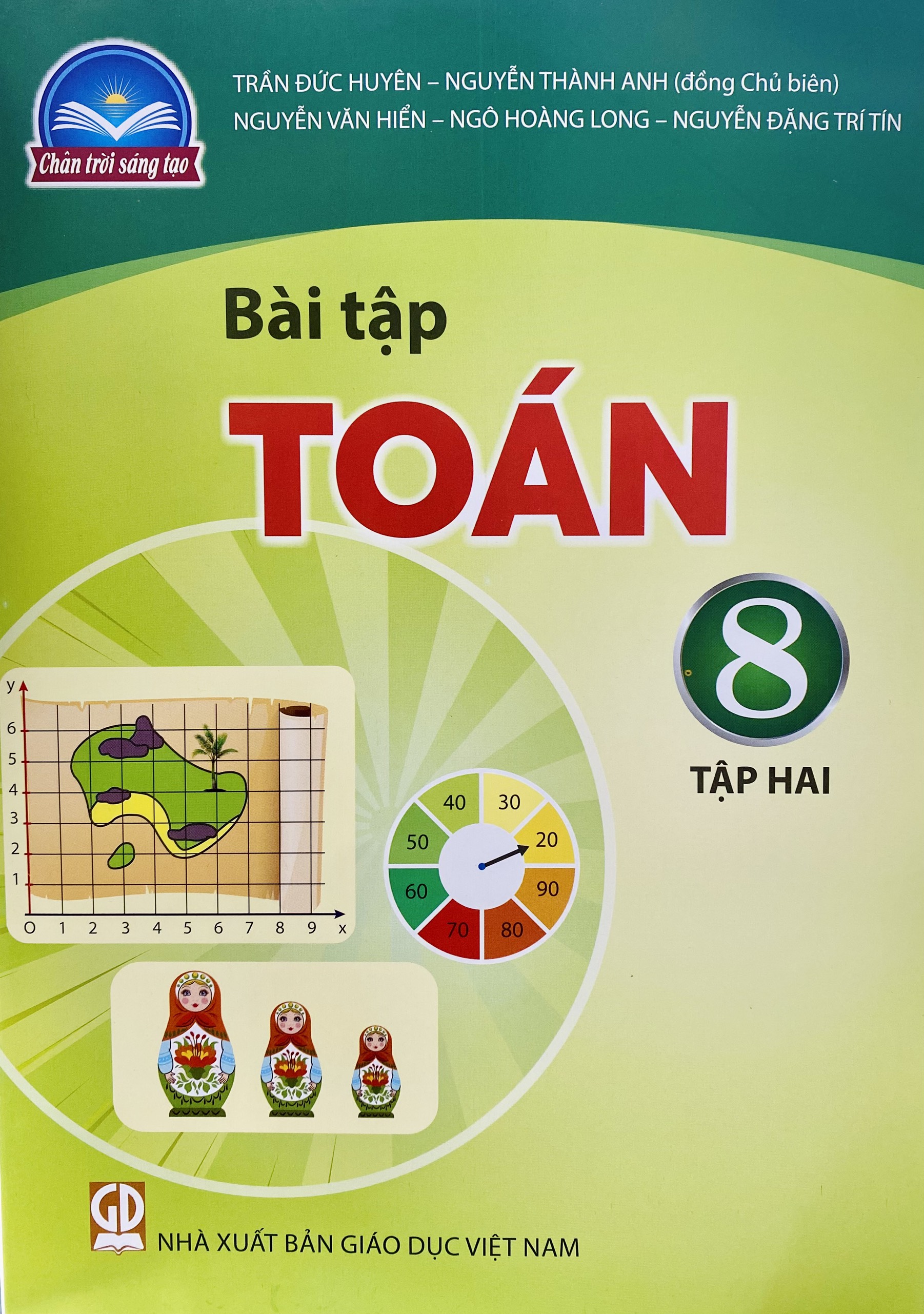 Sách - Combo 4 cuốn Toán lớp 8 tập 1+2 (Chân trời sáng tạo)