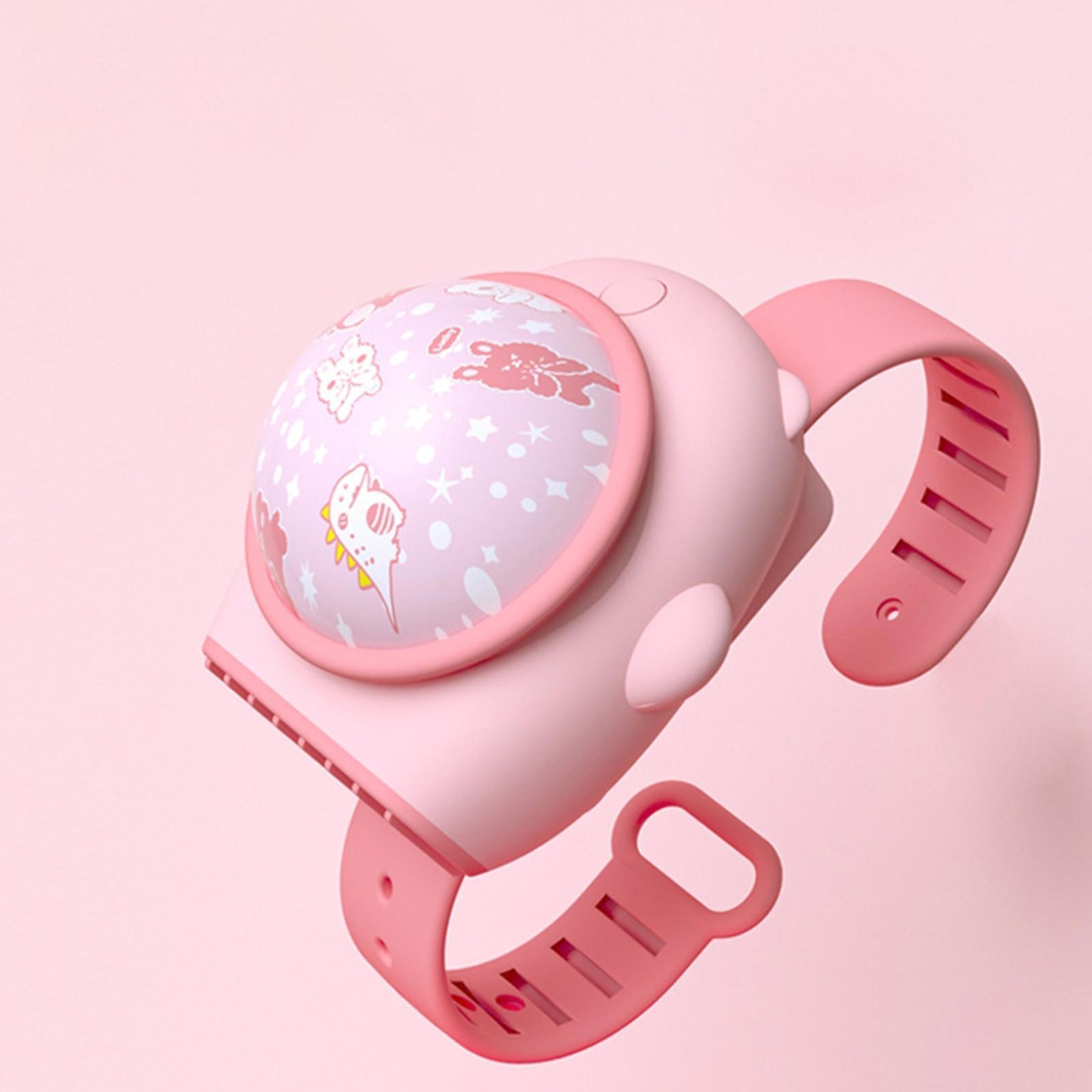 Wrist Watch Fan Folding USB Rechargeable Personal Hand Fan for Office Activities