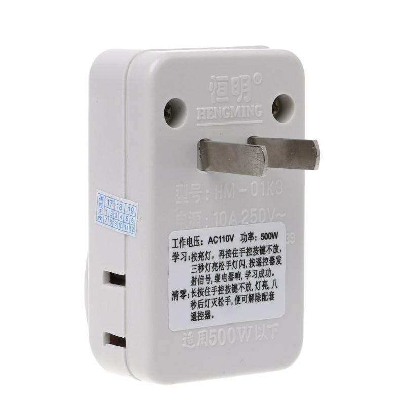 1 Ổ Cắm Điều Khiển Từ Xa Không Dây Ir Tiết Kiệm Năng Lượng