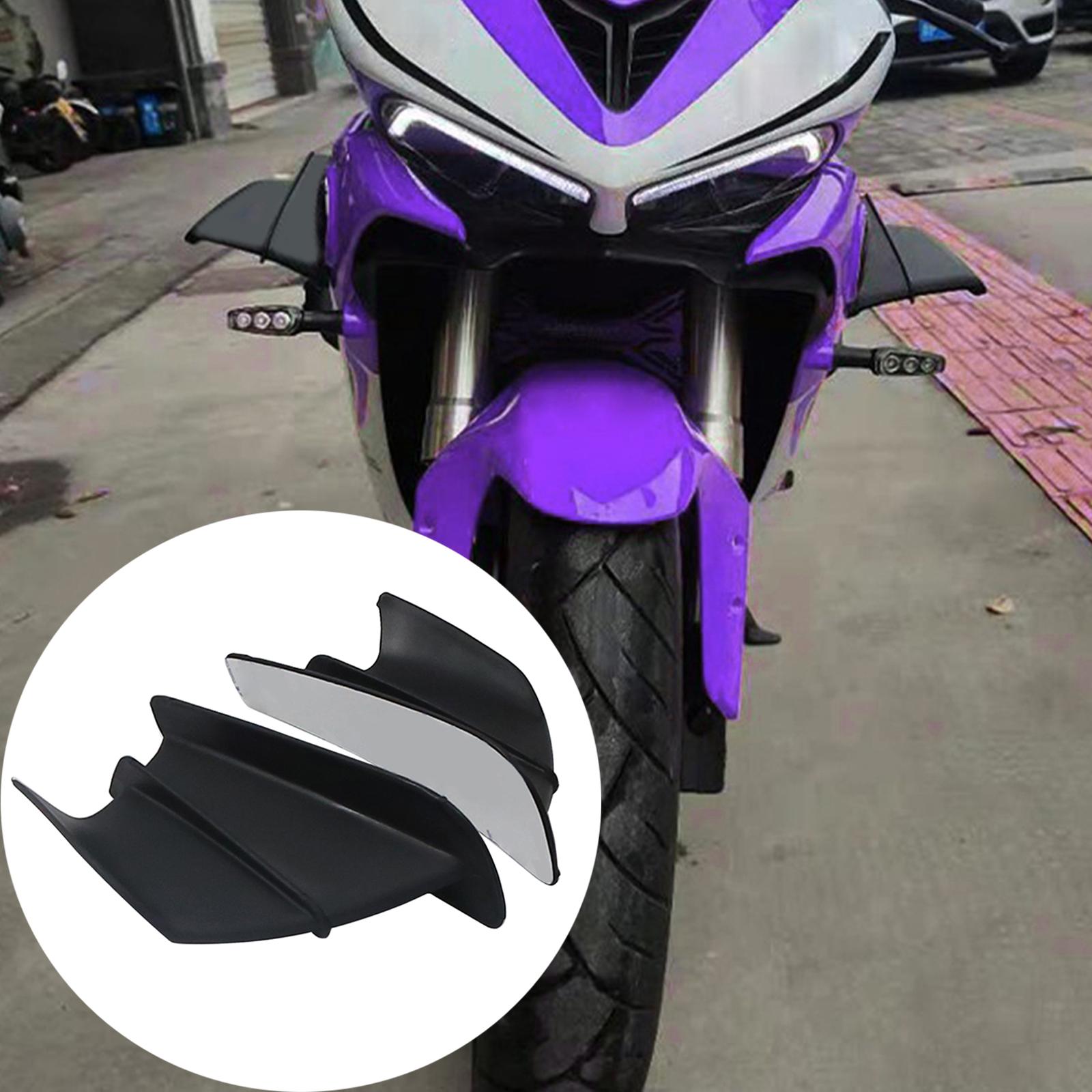 2 Piece Motorcycle Wing Glued Aerodynamic Wing Kit for Yamaha BWS GP
