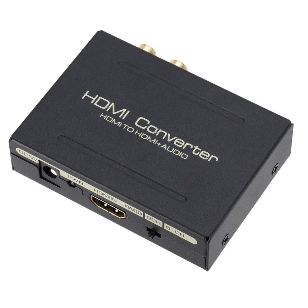 Bộ Chuyển Đổi Âm Thanh Hdmi-Compatible 5.1ch 2.0ch Toslink Spdif + L / R