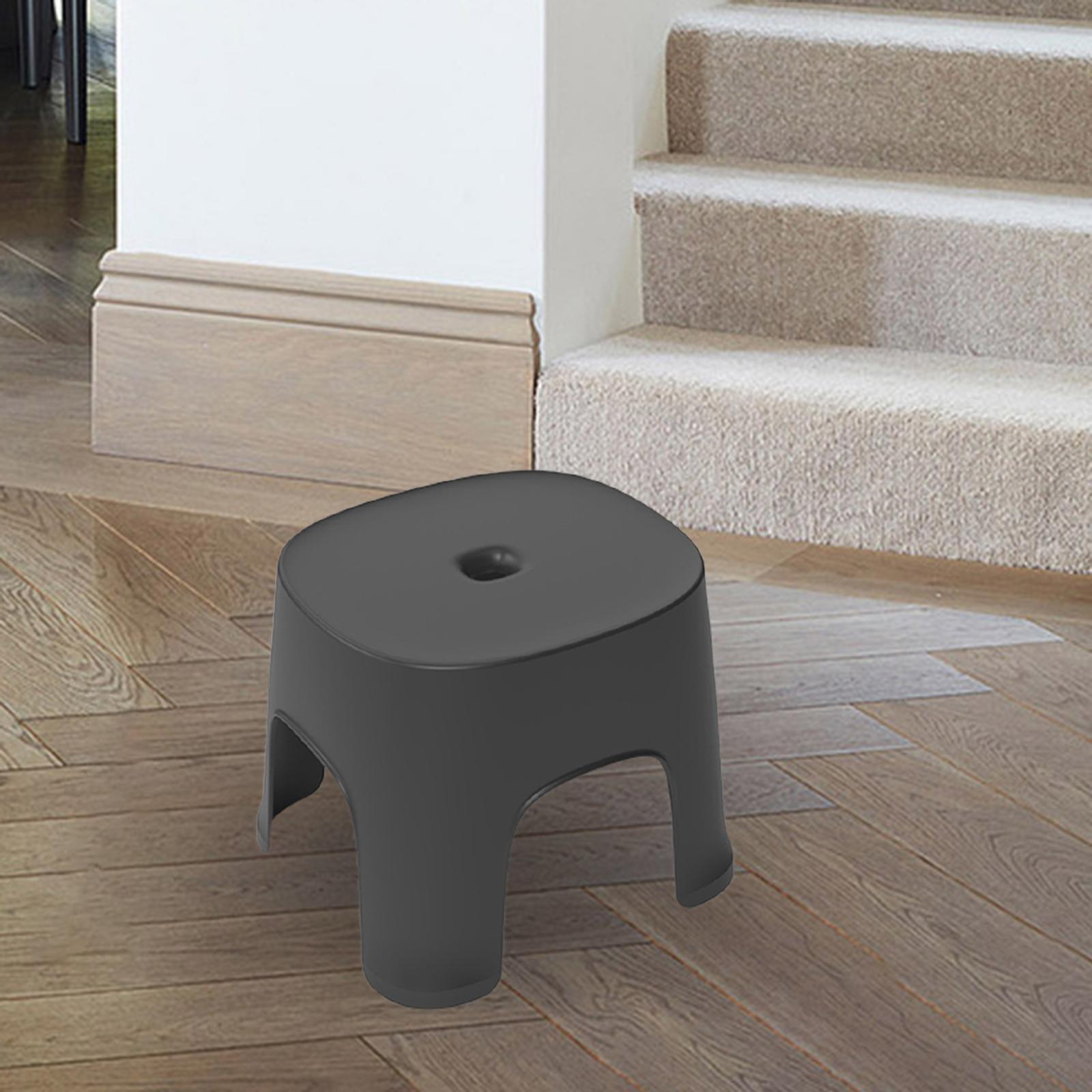 Bathroom Stool Sturdy Portable Small Stool for under Desk Living Room Office
