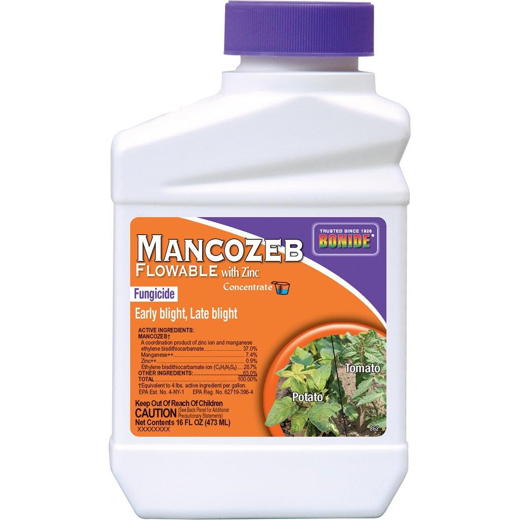 Mancozeb Flowable With Zinc can 473ml, nhập khẩu Mỹ chuyên diệt nấm phổ rộng cho Lan