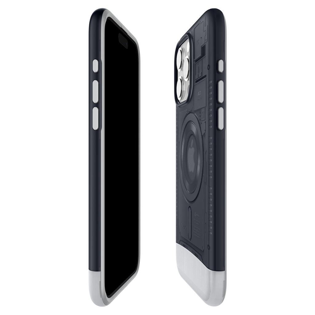 Ốp lưng cho iPhone 15 Pro Max Spigen Classic C1 Magfit - Hàng chính hãng