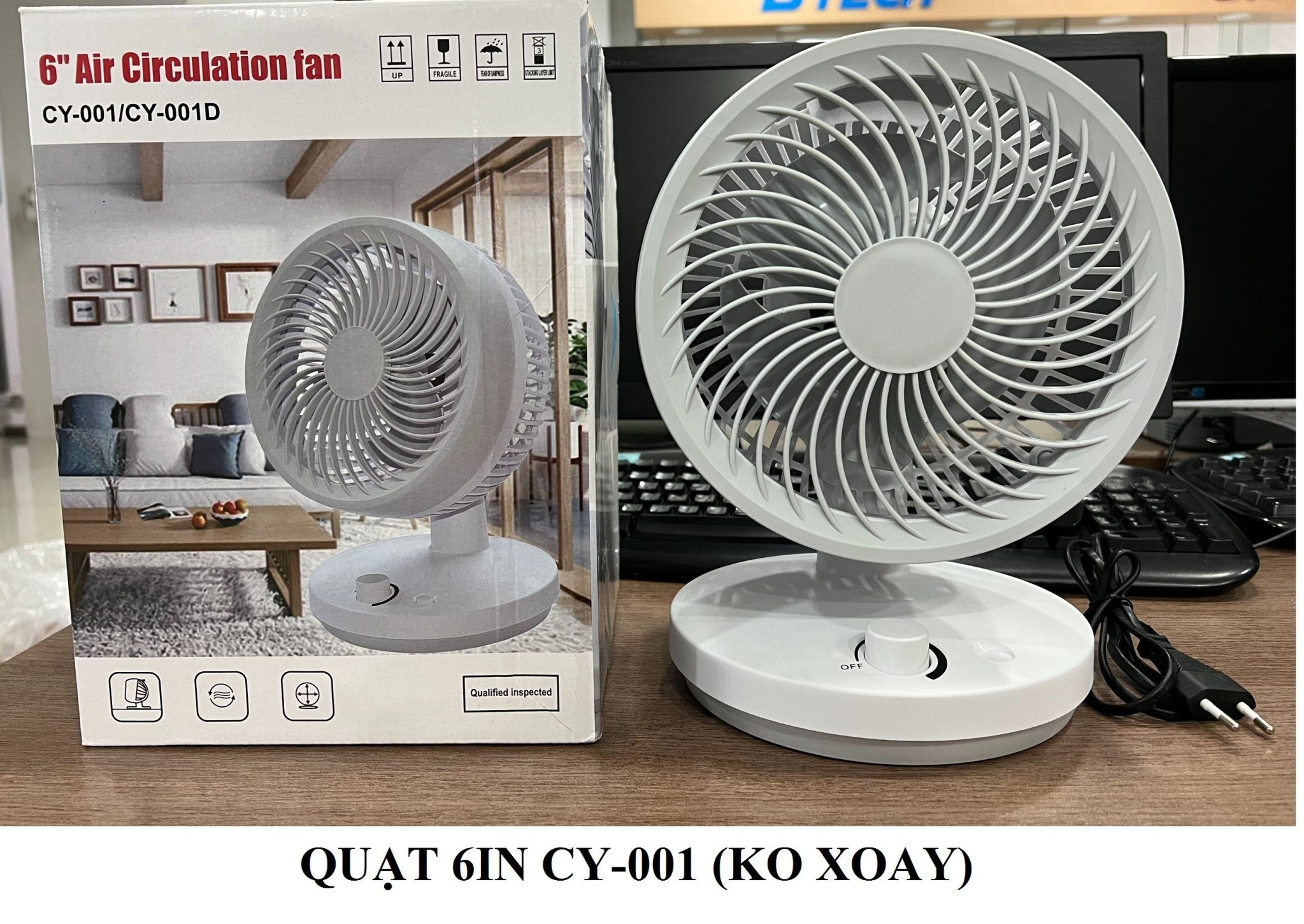 QUẠT CY-001D CÓ XOAY