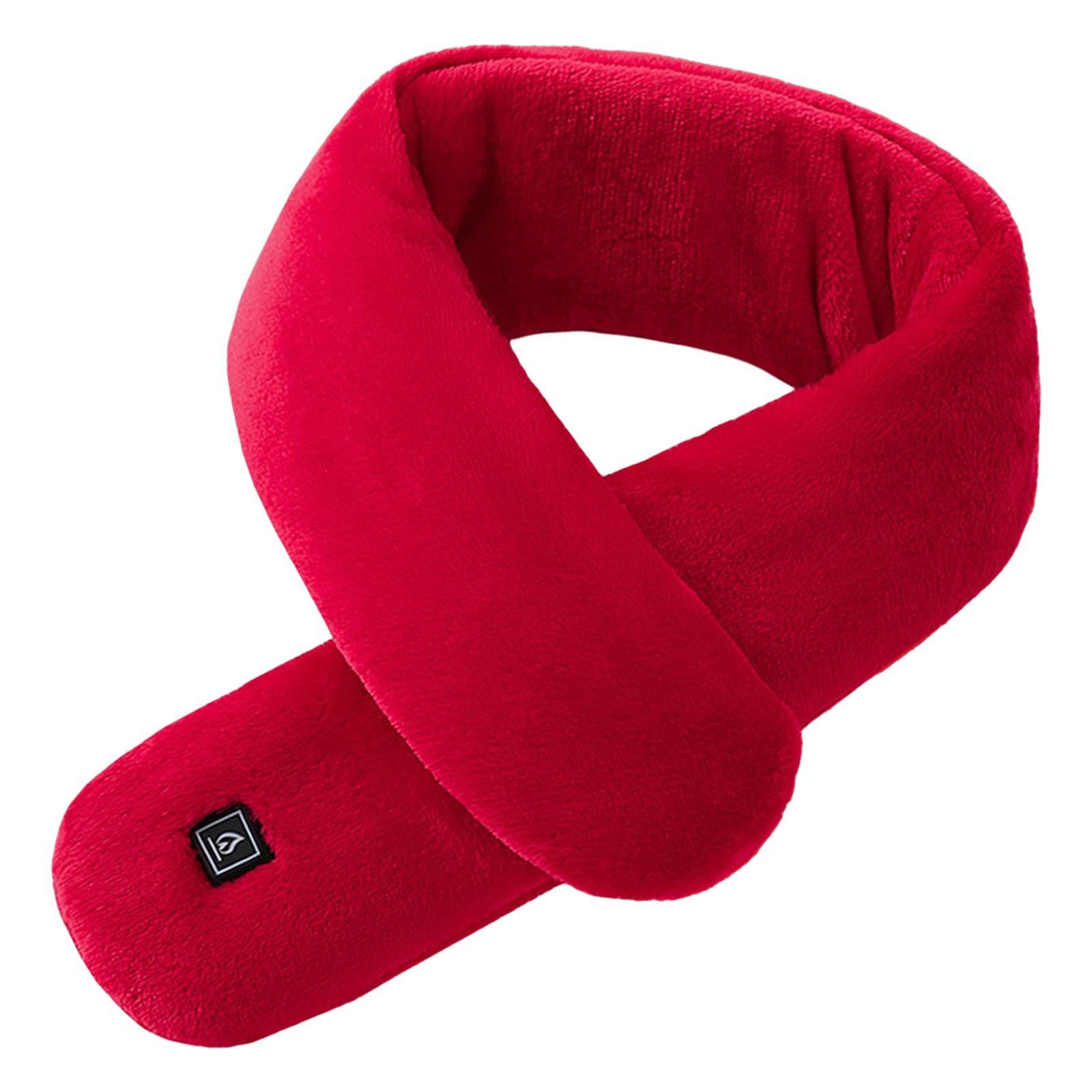 Electric Heated Scarf Shawl Neck Warmer Scarfs Neckerchief Warm Windproof USB Heating Scarf for Camping, Outdoor, Biking, Indoor, Walking