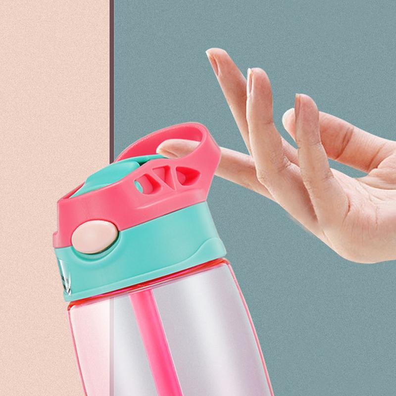 Trẻ Em Nước Sippy Cup Sáng Tạo Hoạt Hình Cho Bé Cốc Có Ống Hút Chống Rò Rỉ Nước Chai Ngoài Trời Di Động Trẻ Em Ly