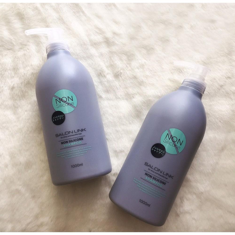 Bộ dầu gội xả không chứa Silicon Salon Link