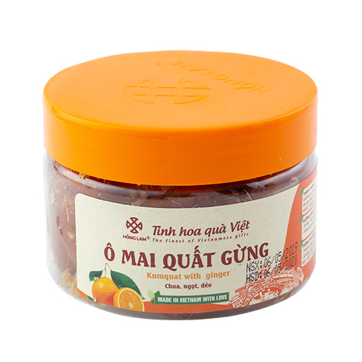 Ô Mai Quất Gừng - Vị Chua Ngọt Dẻo - Hộp