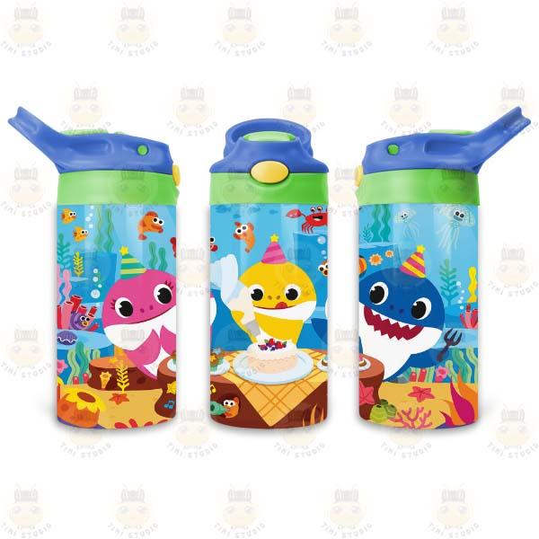 Bình Giữ Nhiệt Trẻ Em Hình Baby Shark - Tỉ Mỉ Studio - Mã 2807KT04-09