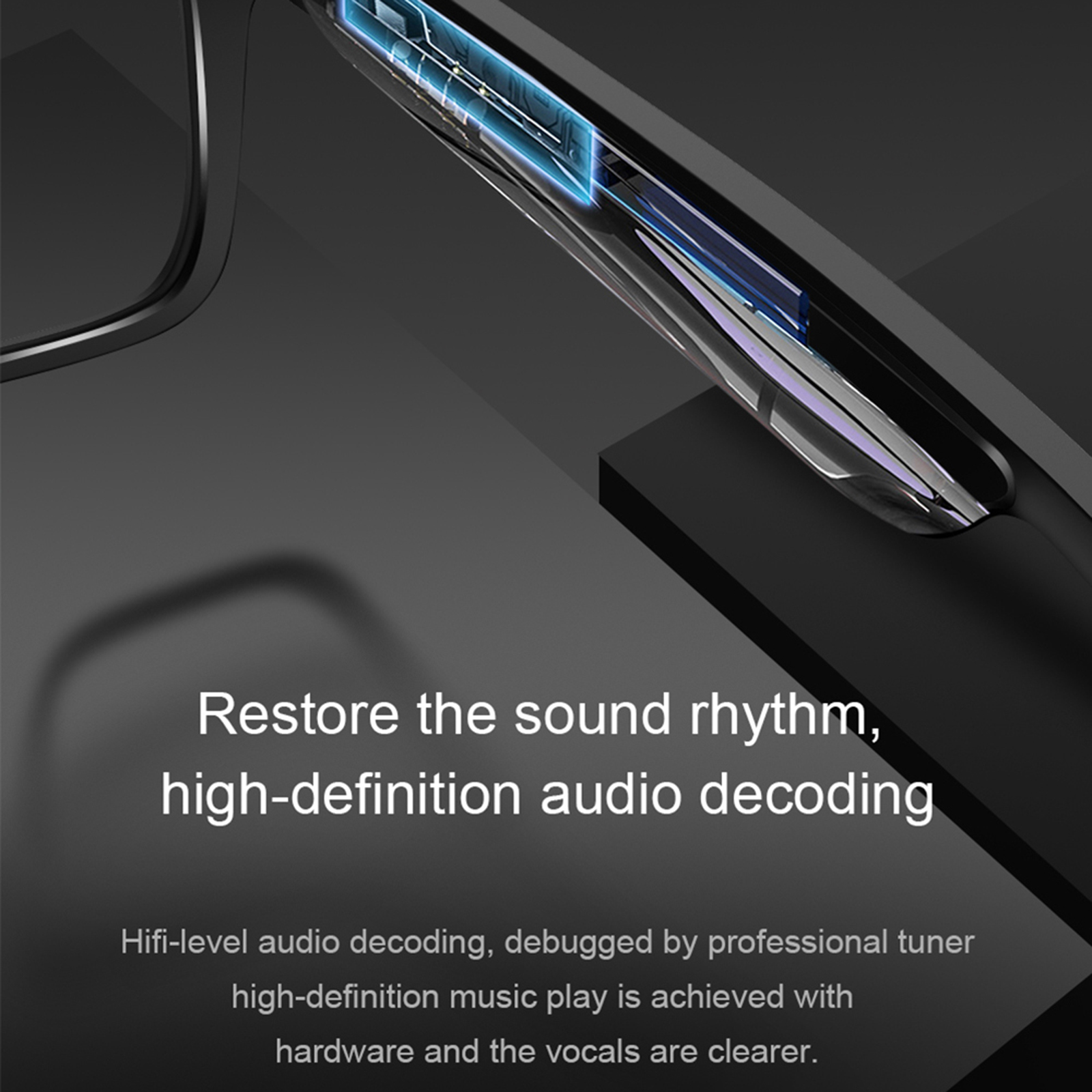 Kính râm E10 thông minh có tai nghe Bluetooth 5.0 không dây