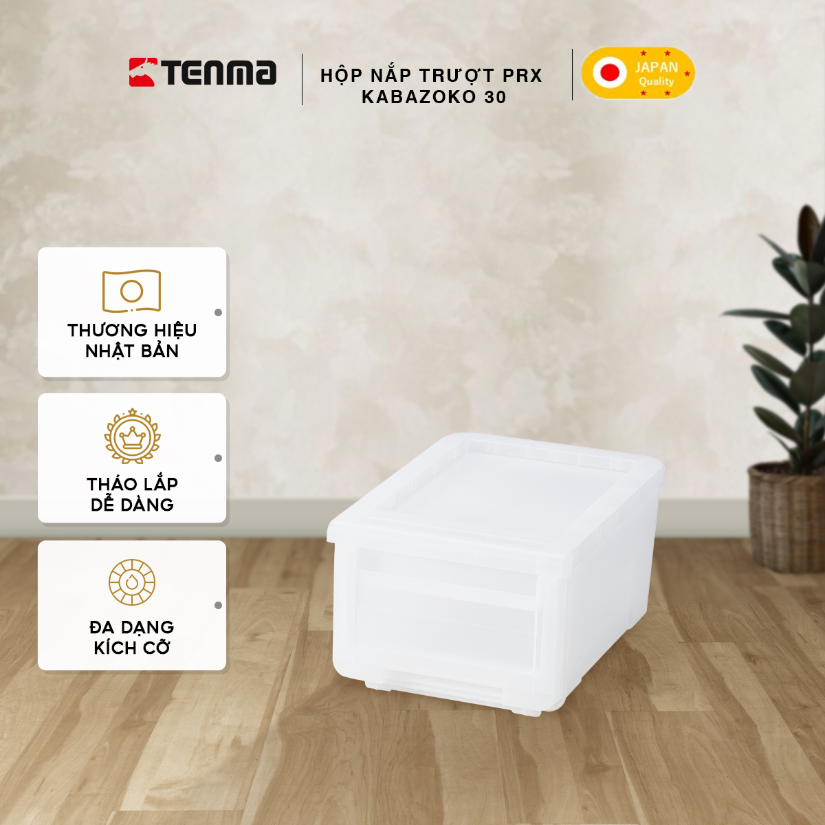 Hộp Ngăn Kéo Nhựa Đa Năng TENMA, PRX Kabazoko 30