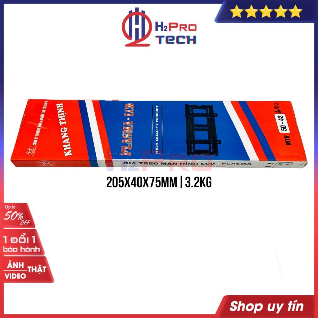 Giá Treo Tivi 65 in-100 in, Giá Tivi Treo Tường Cao Cấp, Chắc Chắn, Khung Cố Định, Chịu Tải 80Kg, Bh 3 Năm - H2Pro Tech