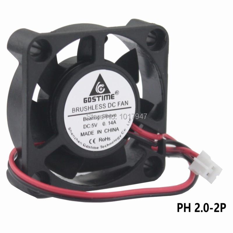 1 Quạt Tản Nhiệt Không Chổi Than Dc 5v 2pin 4010 4cm 40mm 40x40 X 10mm