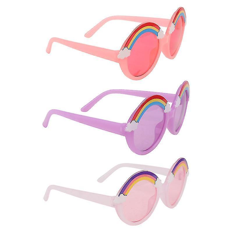 12.5x12cm Unisex Kính râm 3PCS KIDE SUNTHRYS Kính mắt vui nhộn Kính râm