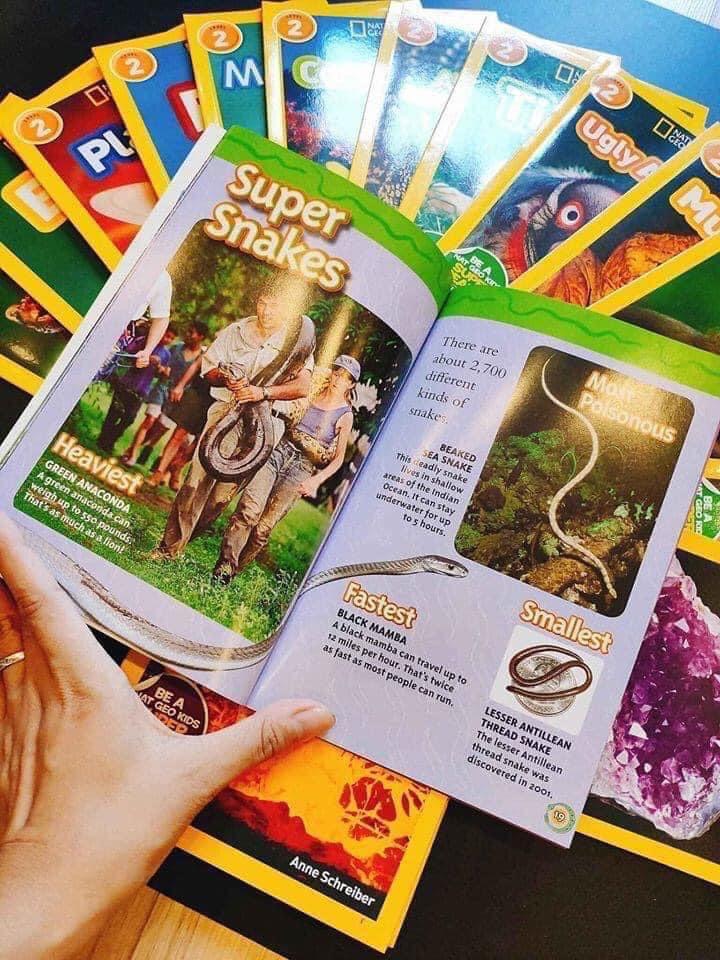 National Geographic Kids - level 2- nhập khẩu -36Q