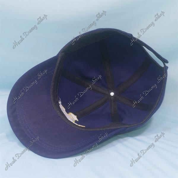 Nón kết thêu chữ Sài Gòn Việt Nam có khóa dán phía sau vòng đầu 56-60cm - Xanh Đen
