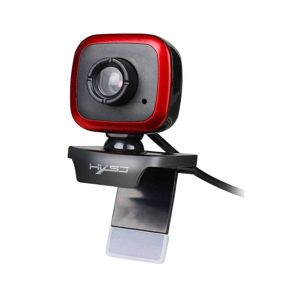 HXSJ A849 USB Web Camera 480P Computer Camera Manual Focus Webcam with Sound-absorbing Microphone for PC Laptop