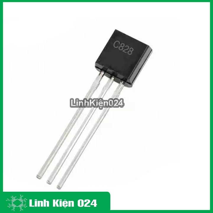 C828 TO-92 transistor NPN 0,1a 25v