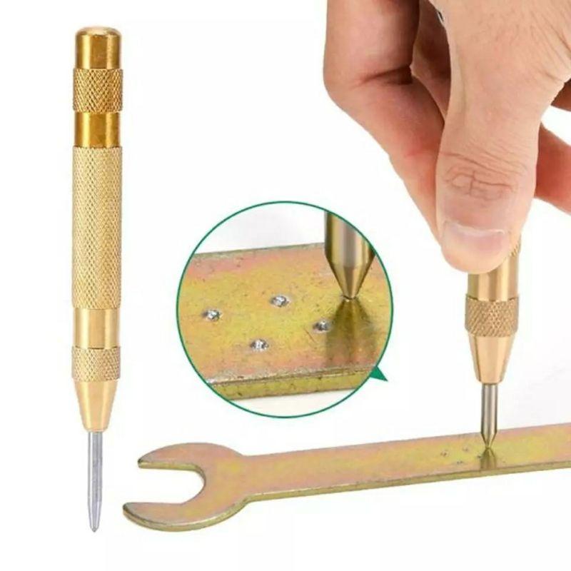 Đục lấy dấu tự động thép cao cấp, dụng cụ đục lỗ tâm, phá kính thoát hiểm, dụng cụ định vị