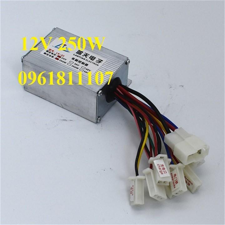 Điều tốc motor 12V 500W cho motor có chổi than