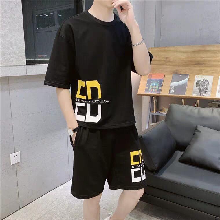 Đồ bộ nam nữ unisex mùa hè chất mè xịn co giãn 4 chiều thoáng mát