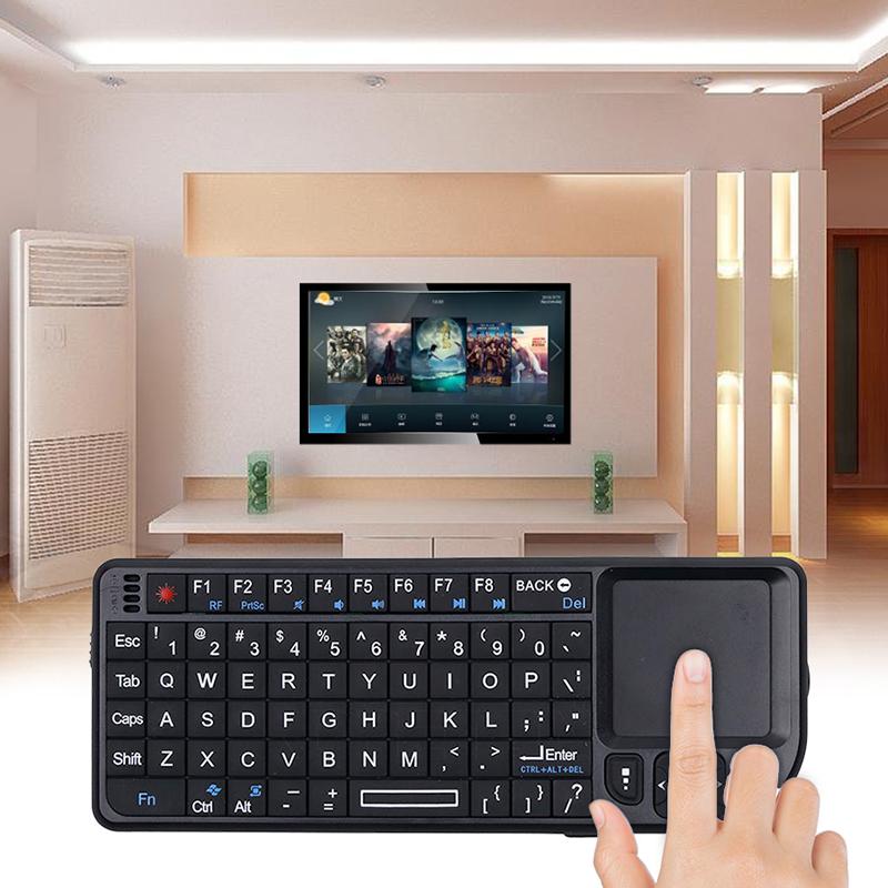 Mini 2.4G RF Bàn Phím Không Dây 3 Trong 1 Bàn Phím Mới Có Bàn Di Chuột Mouse Thích Hợp Cho Máy Tính Xách Tay Thông Minh Truyền Hình hộp