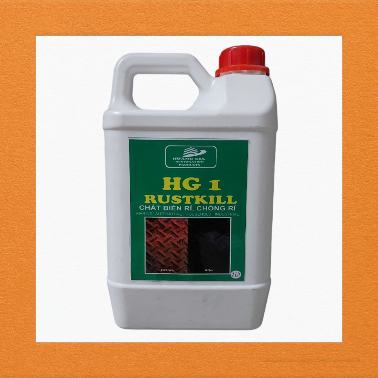 Chất tẩy gỉ sắt, chuyển hoá rỉ RUSTKILL HG1 2LIT