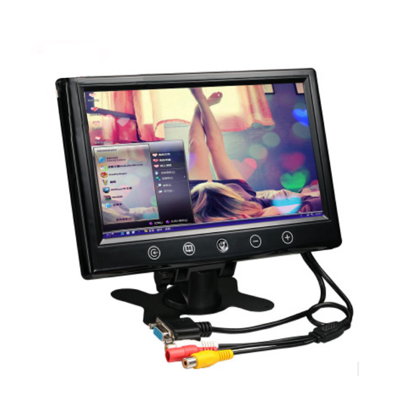 Màn Hình LCD Ô Tô 9 inch HD 1024x600P HD Cổng VGA, 2 Cổng AV